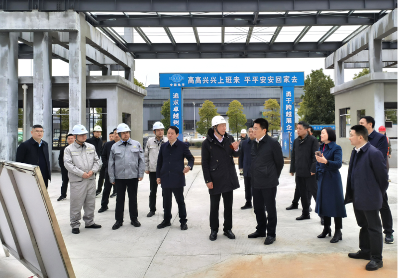 肖湘暉到建筑工程公司科倫、湘盛福諾項目調研