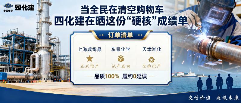 雙十一 | 當全民在清空購物車，四化建在曬這份“硬核”成績單！